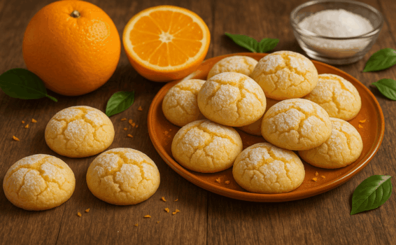 Grandmas Turkish Orange Zest Cookies
