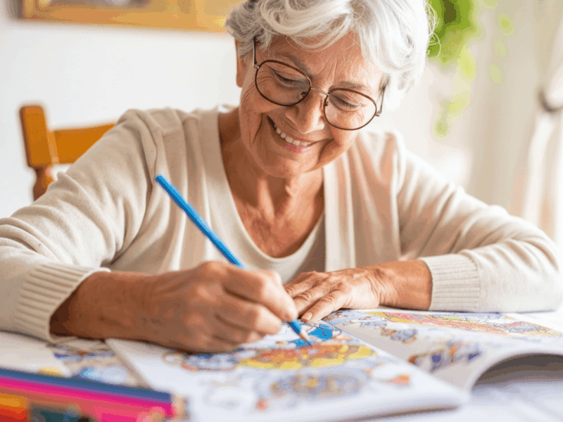 This childhood hobby is helping seniors focus & relax