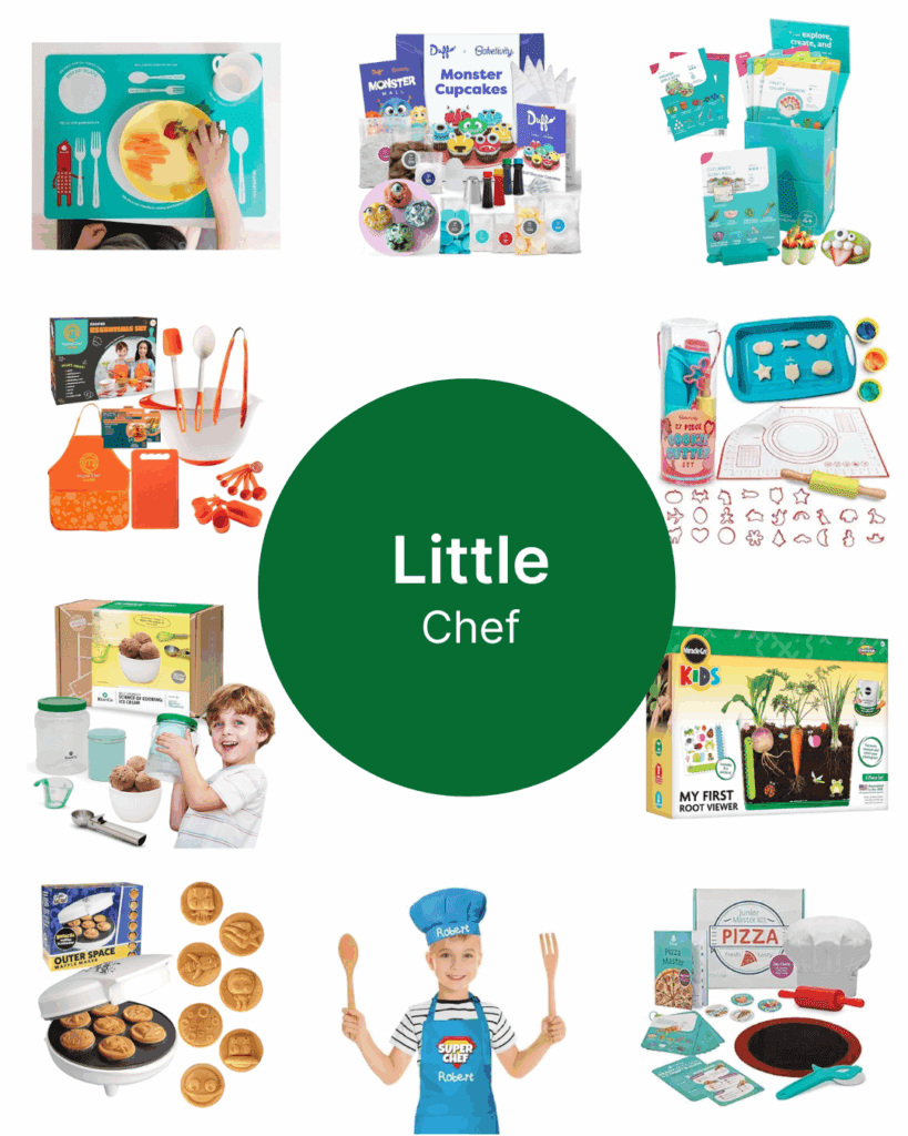 little chef cooking and baking gifts for kids