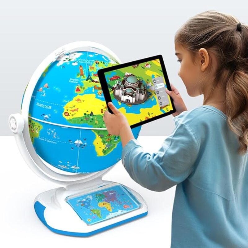 Augmented reality globe