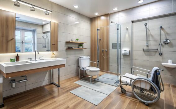 accessible bathroom upgrades, remodels