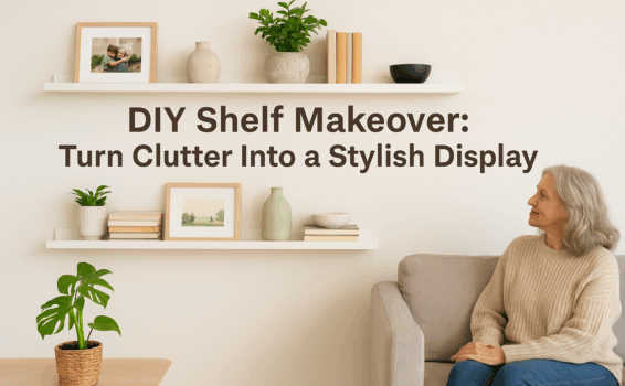 DIY Wall shelf makeover