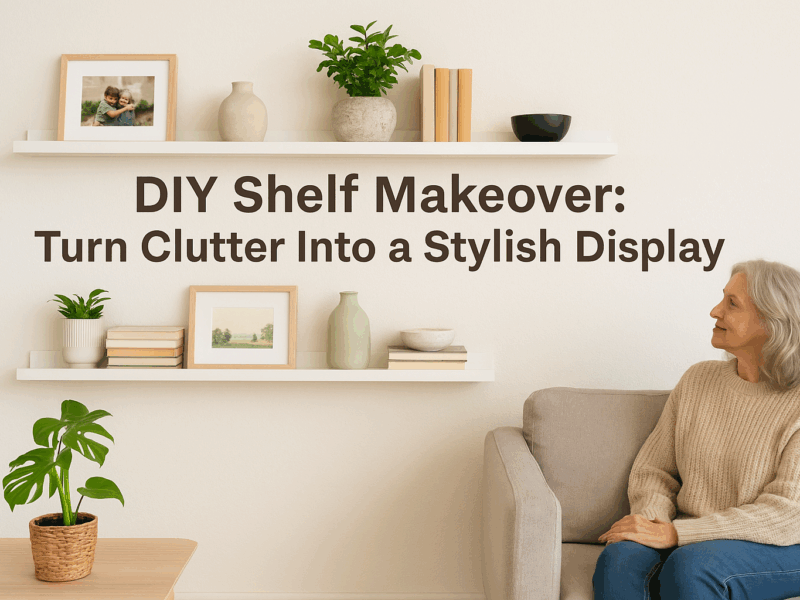 The Newest Trend: The DIY Shelf Makeover
