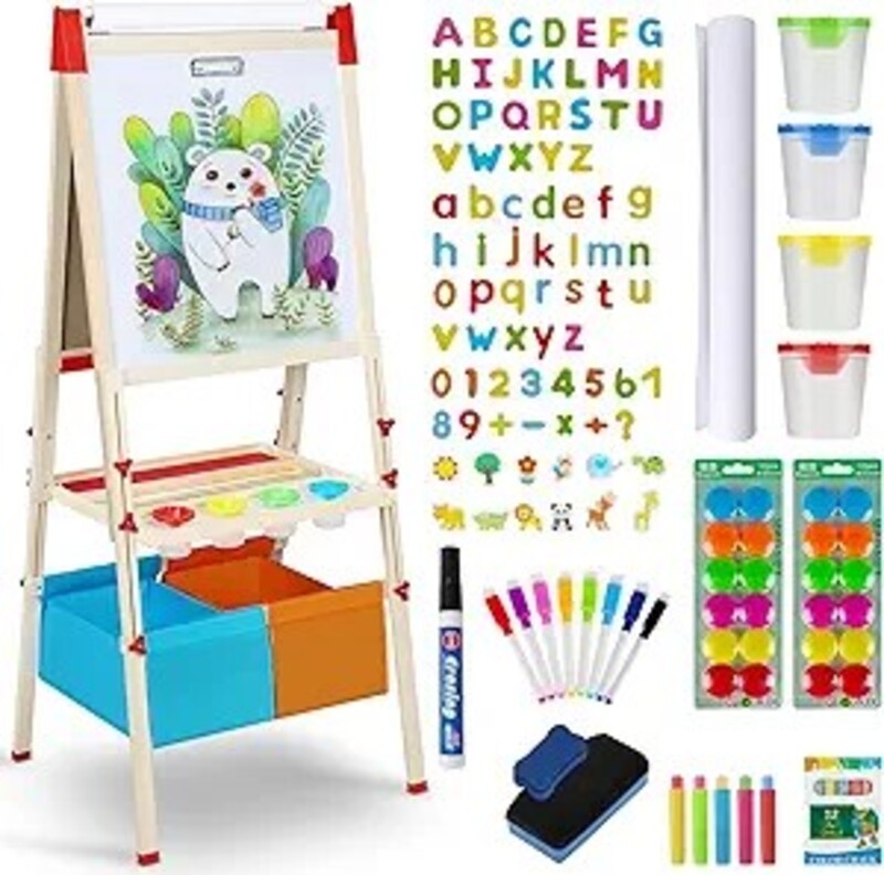3 in 1 drawing easel and storage