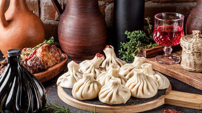 Georgian dumplings