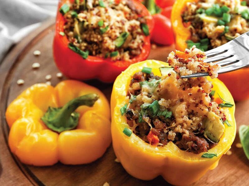 A Colorful, Protein-Packed Dinner in One Pepper