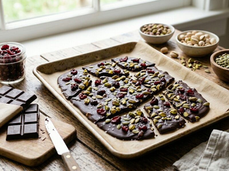 Dark Chocolate Bark That’s Great For Your Mood