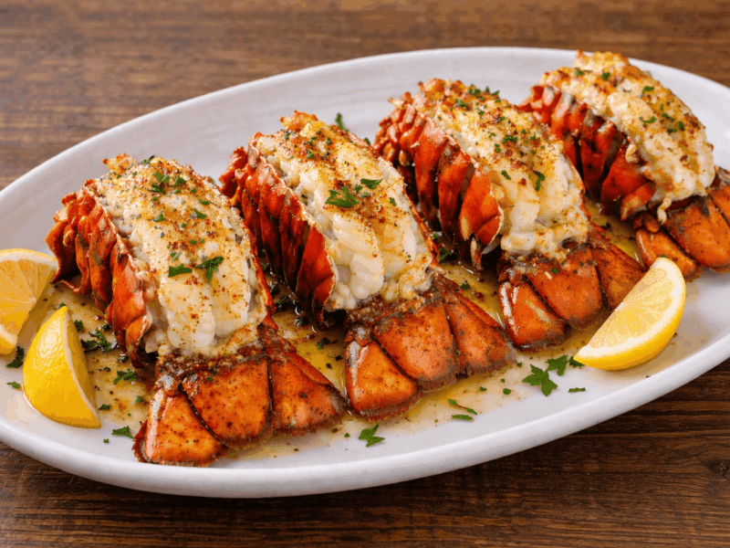 Oven-Roasted Lobster Tails with Lemon Butter