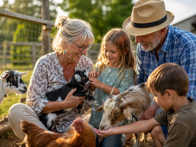 Animal Experiences with the Grandkids