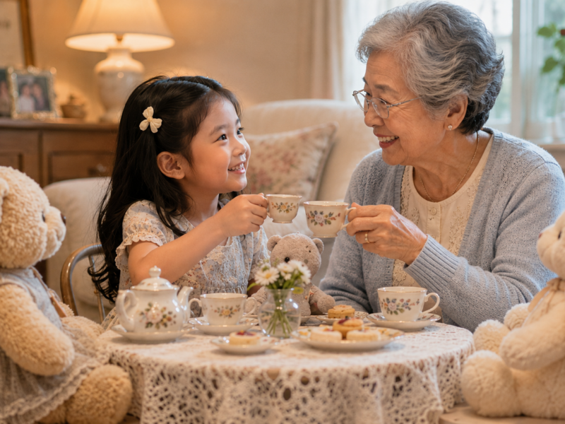 Tea Party With Grandkids: A Tradition That Costs Almost Nothing