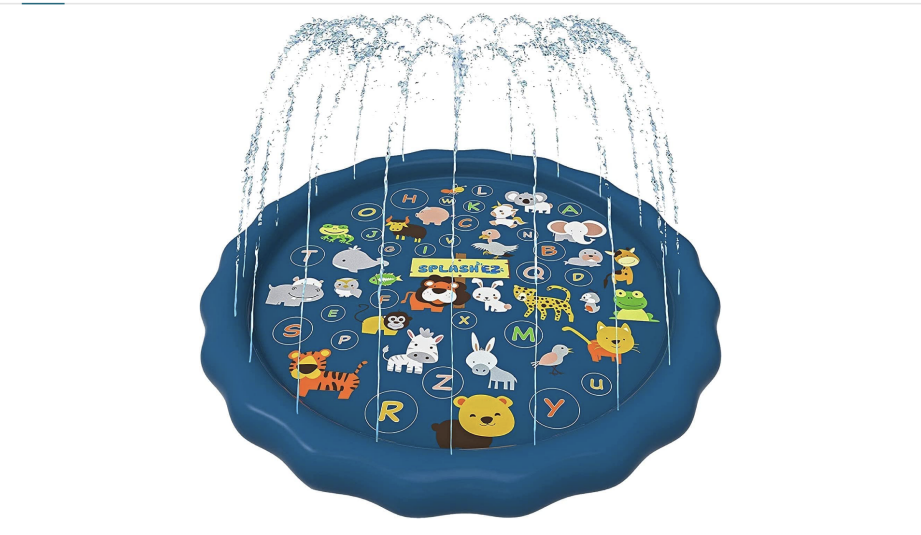 Child playing on SplashEZ 3-in-1 Splash Pad